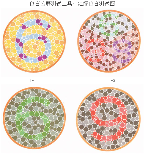 2015考驾照色盲检测图